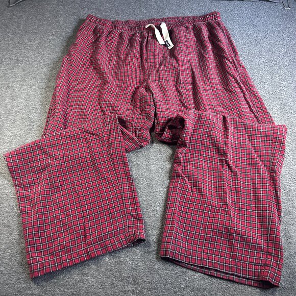 Old Navy Vintage 2000s Plaid Holiday Winter Relaxed Lightweight Pajama Pants XL - Picture 1 of 10